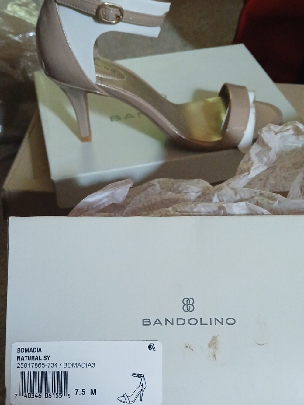 Bandolino Nude  Ankle-Strap Sandals